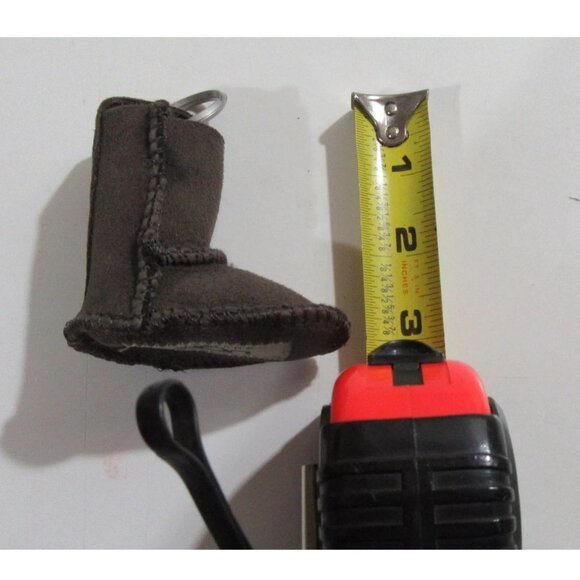 UGG Boot Keychain Charm Fob Chocolate Brown New - Picture 3 of 4